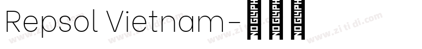 Repsol Vietnam字体转换